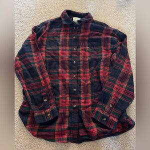 NWT Classic Red and Black Plaid Shirt